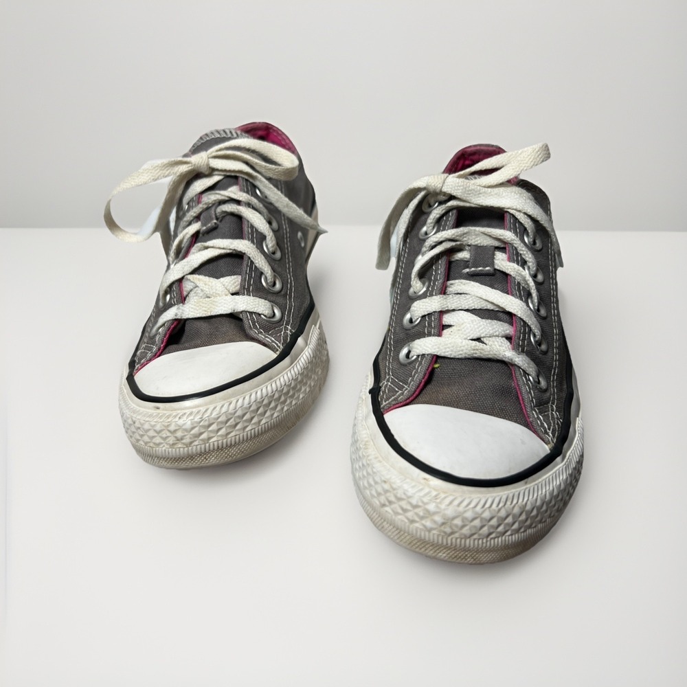 Converse Chuck Taylor Madison 553443F Gray Pink Double Tongue Women's 7.5 Comfy